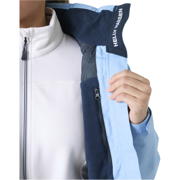 2026 Helly Hansen Womens Crew Hooded Midlayer Jacket 2.0 34447 - Bright Blue